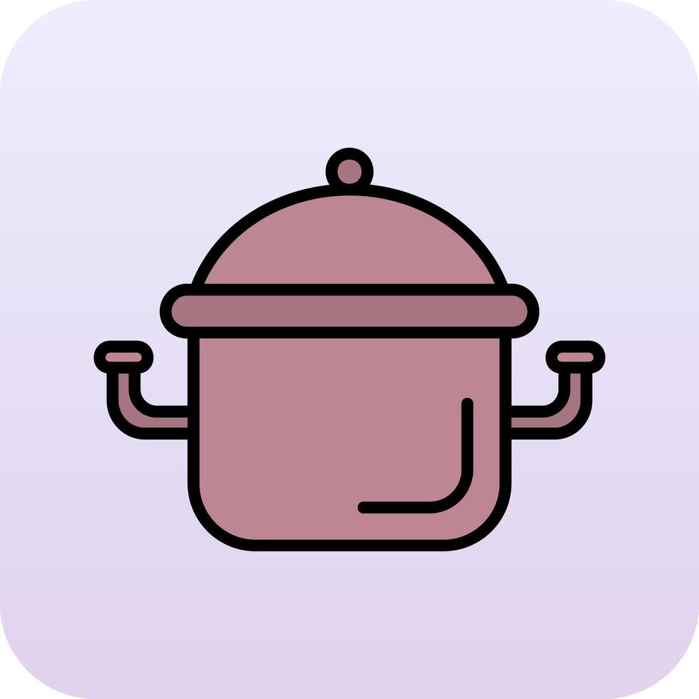 Cooking Pot Vector Icon