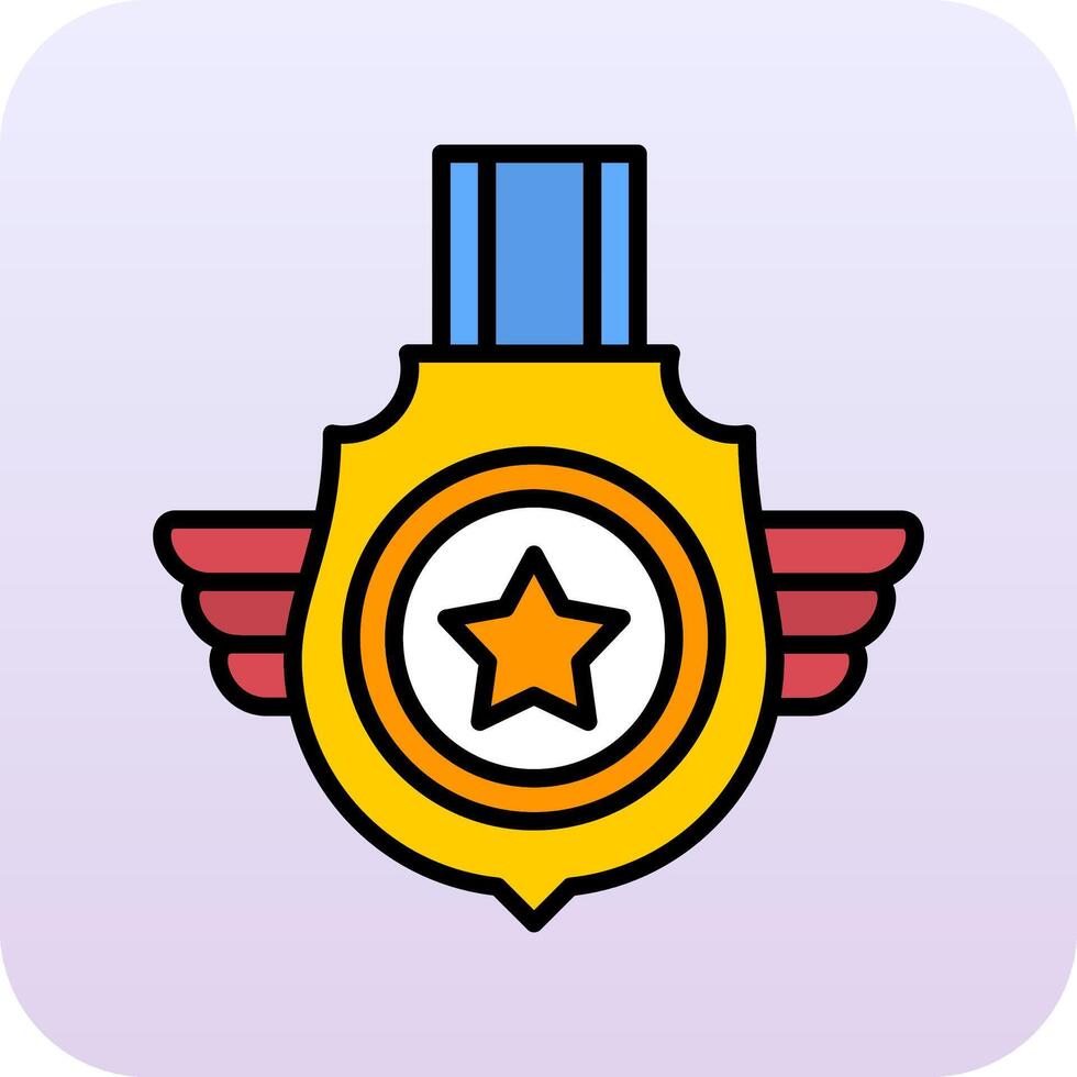 insignias vector icono