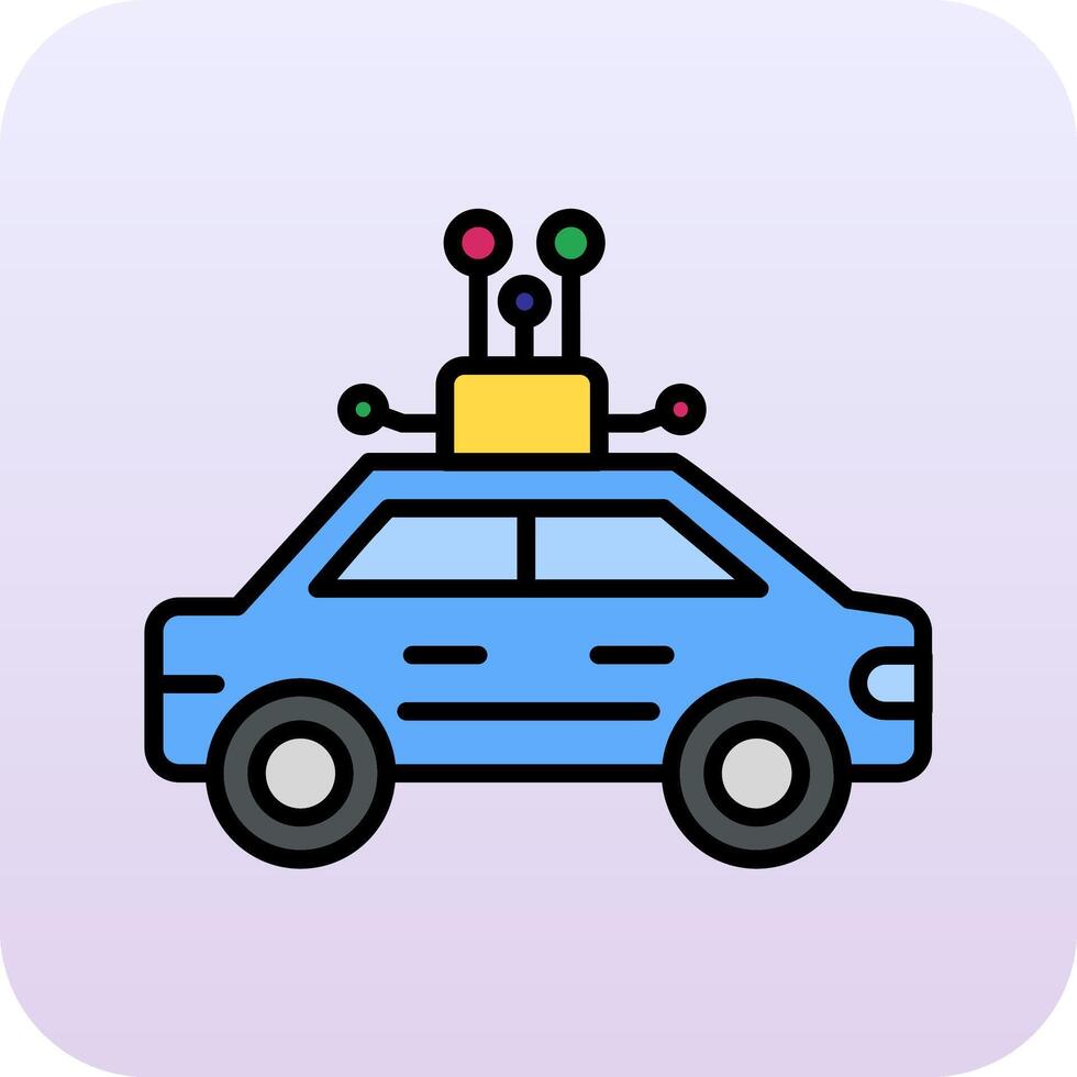 Smart Car Vector Icon