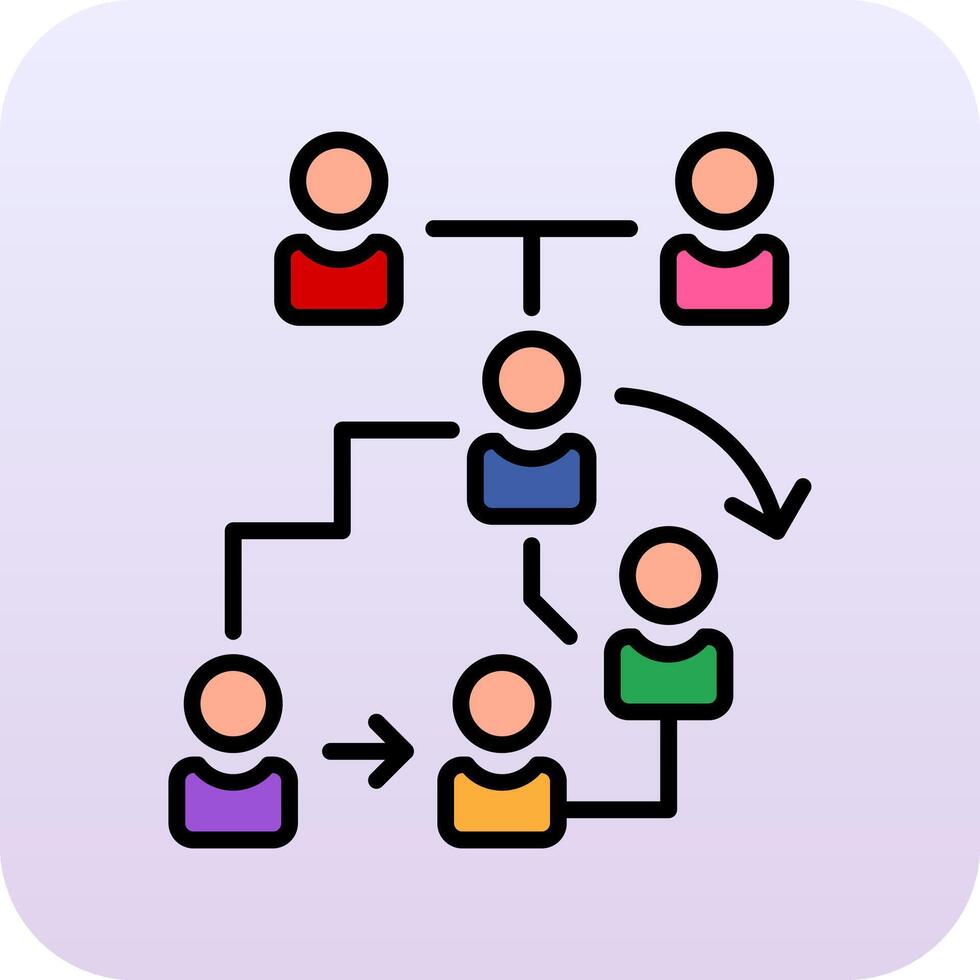 Hierarchy Vector Icon