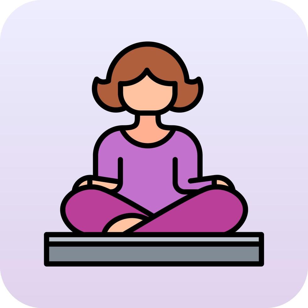 Yoga Vector Icon