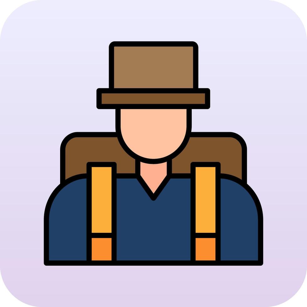 Tourist Vector Icon