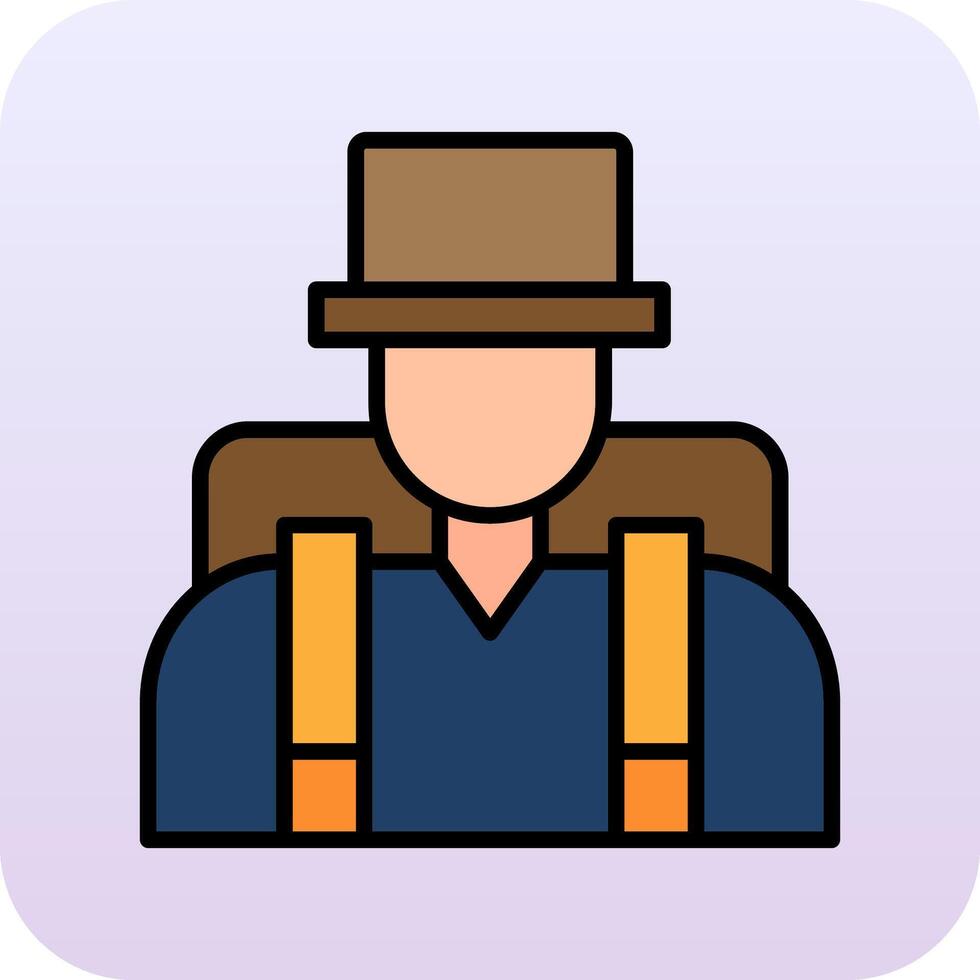 Tourist Vector Icon