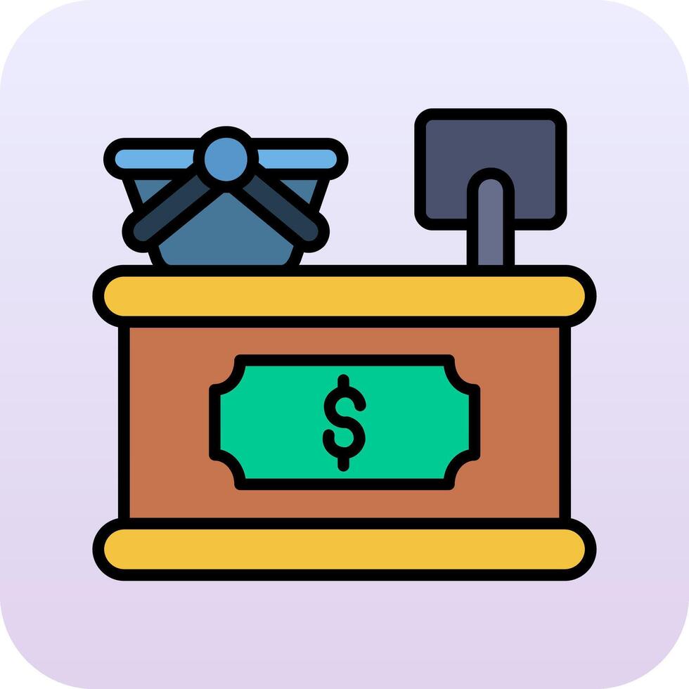Cashier Vector Icon