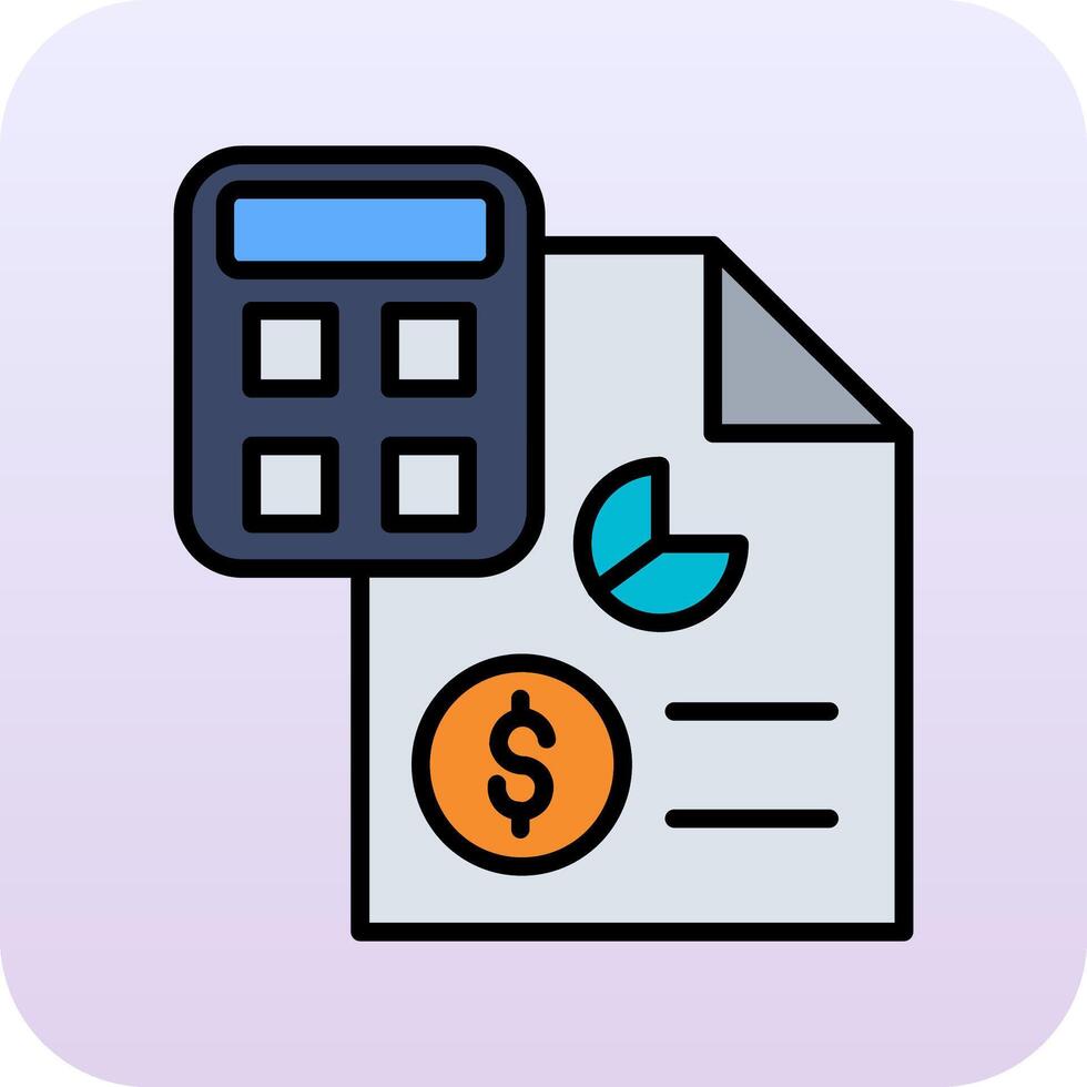 icono de vector de contabilidad