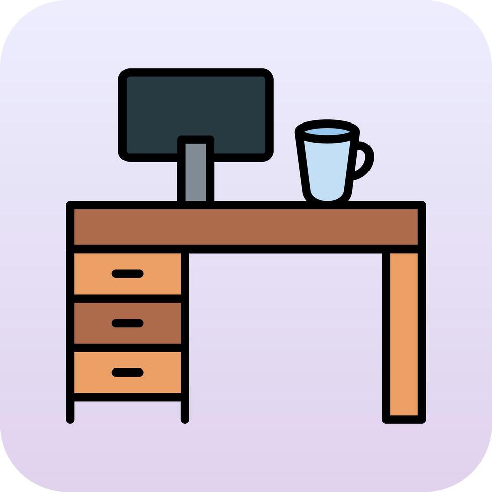 Desk Vector Icon