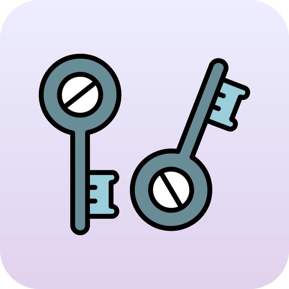 House Key Vector Icon