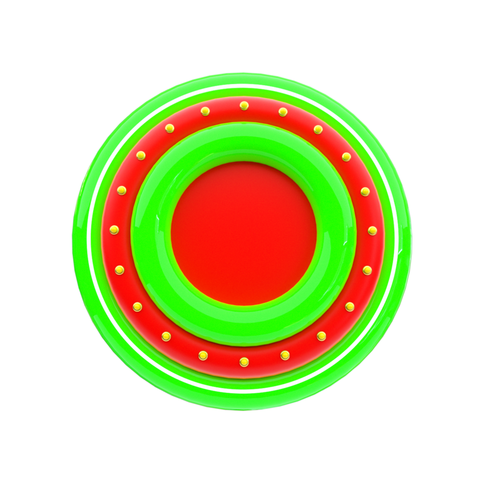 3d render object icon png