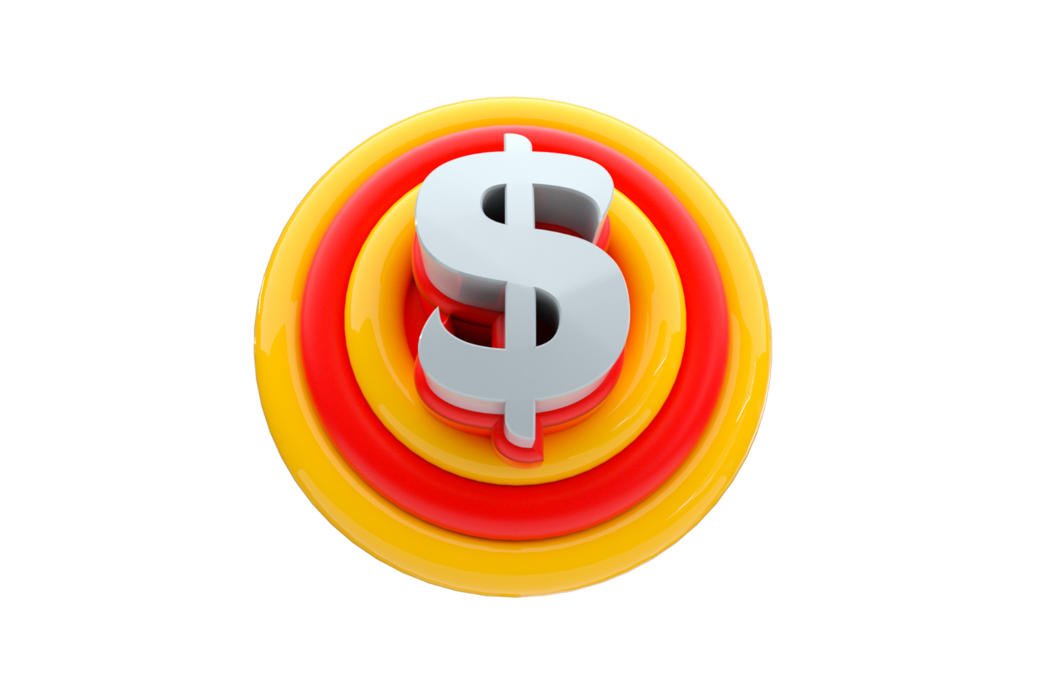3d render object icon png