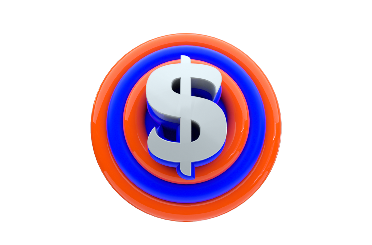 3d render object icon png