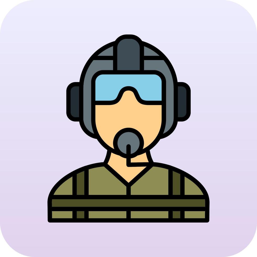 Pilot Vector Icon