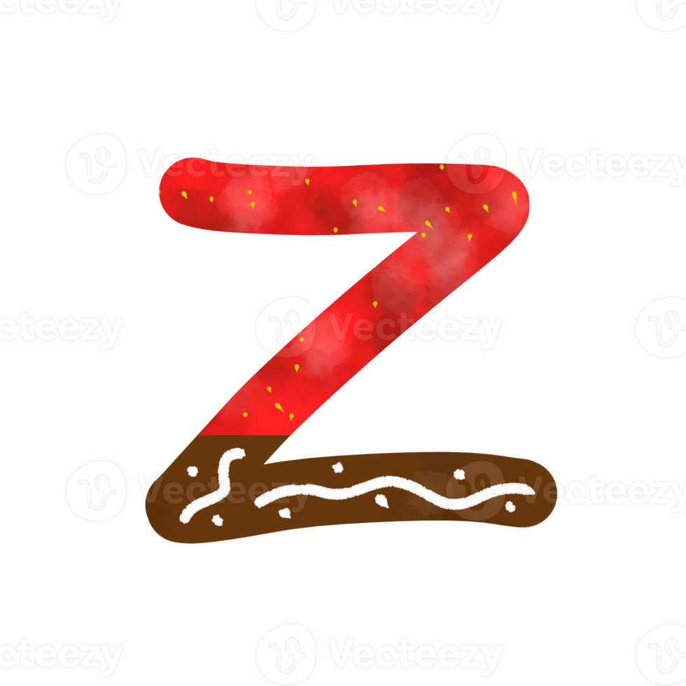 Chocolate Strawberry Alphabet 37523084 PNG