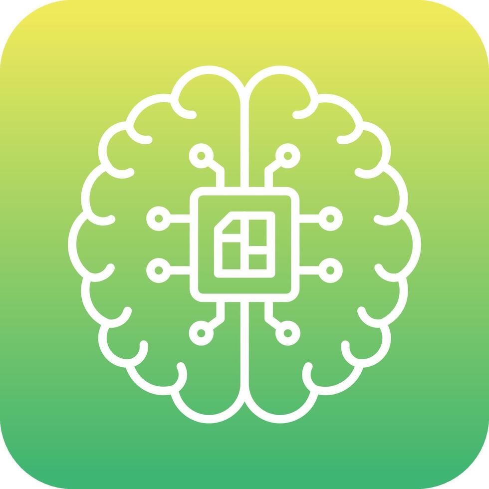 Artificial Intelligence Vector Icon