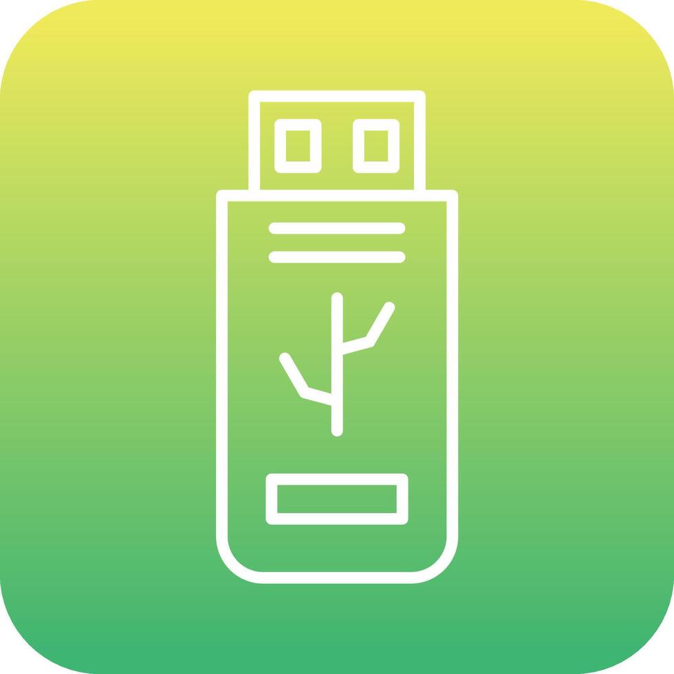 Flash Disk Vector Icon