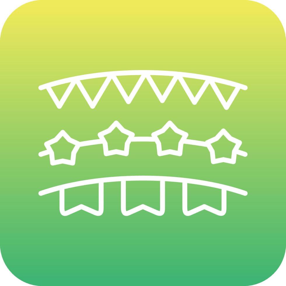 Bunting Vector Icon
