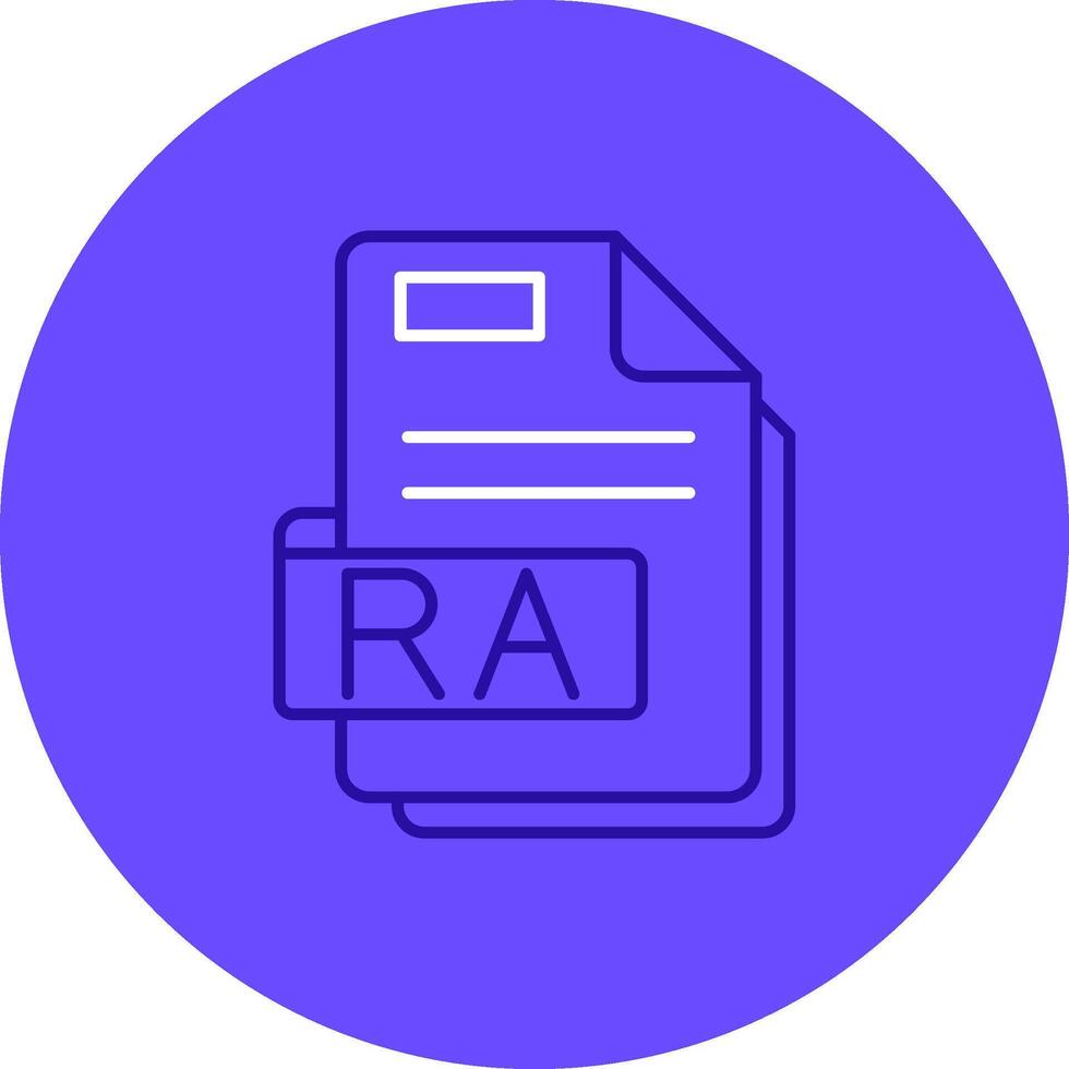 Ra Duo tune color circle Icon vector