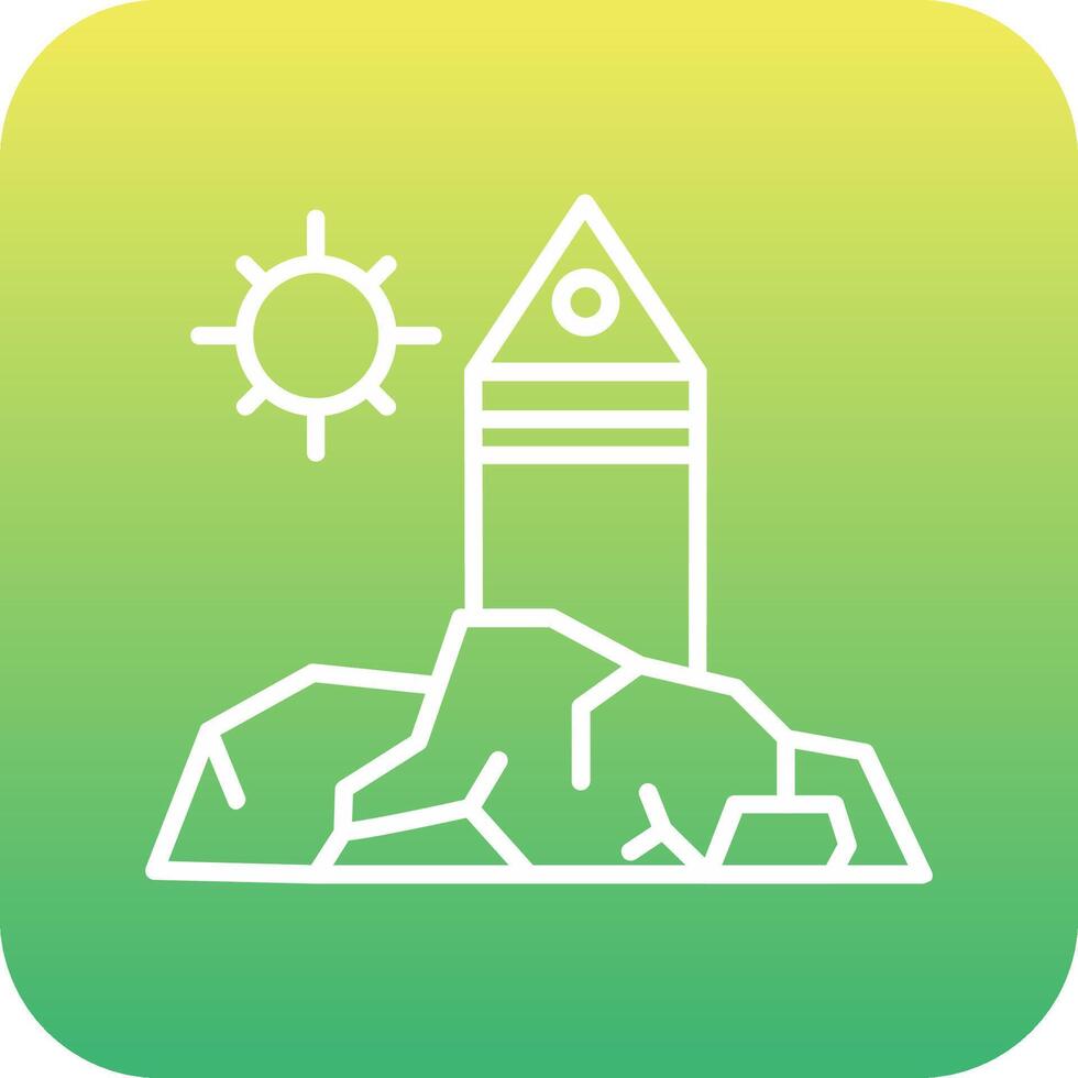 Mount Arafat Vector Icon