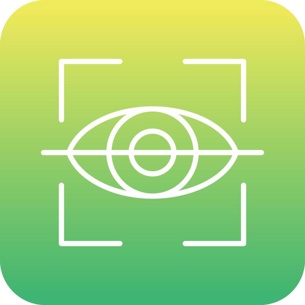 Retinal Scanner Vector Icon
