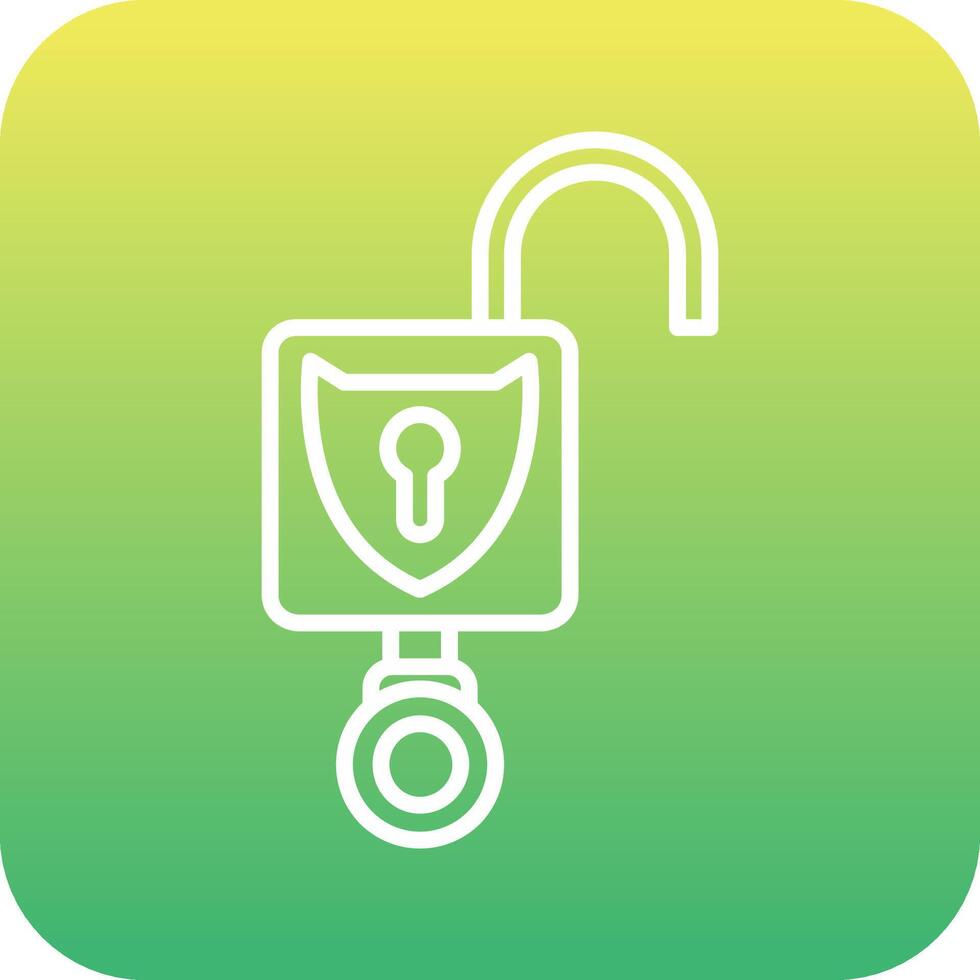 Open Padlock Vector Icon