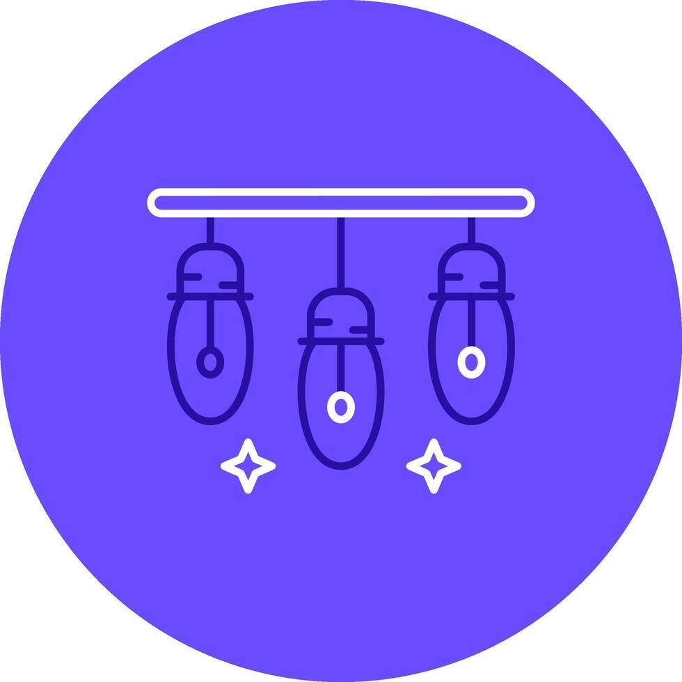 Lights Duo tune color circle Icon vector