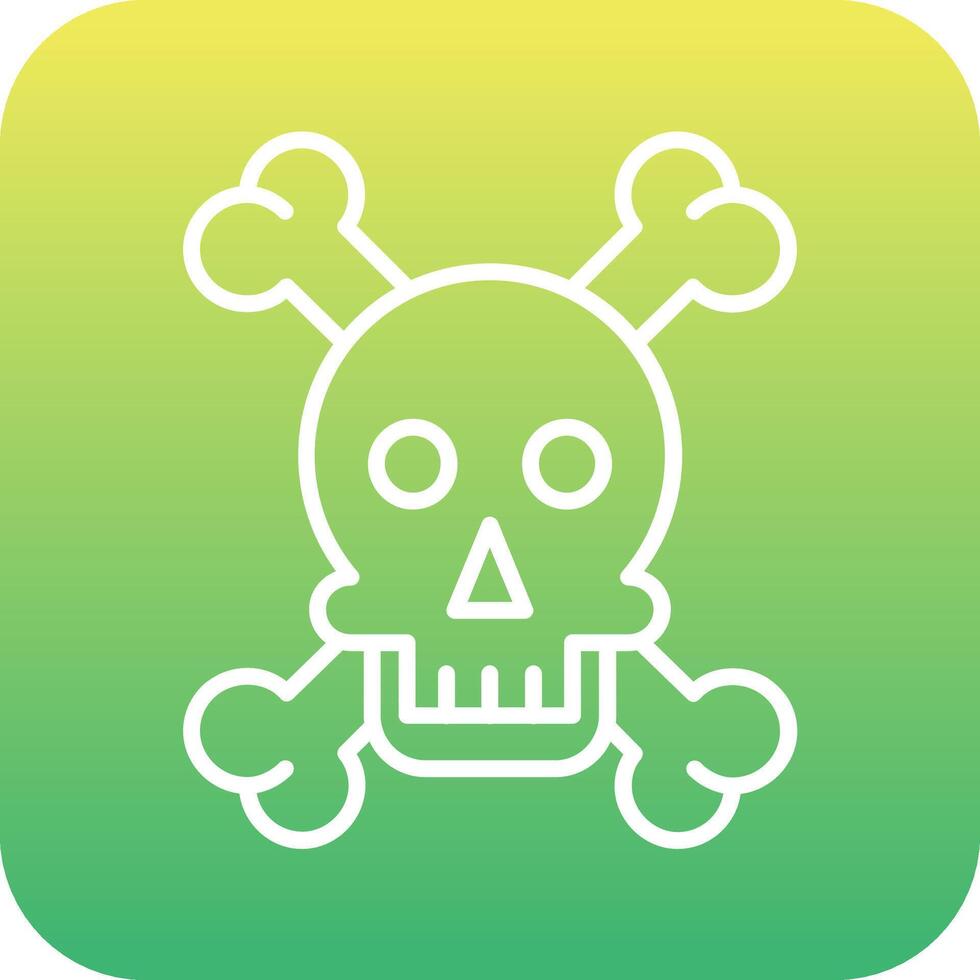 Skull And Bones Vector Icon