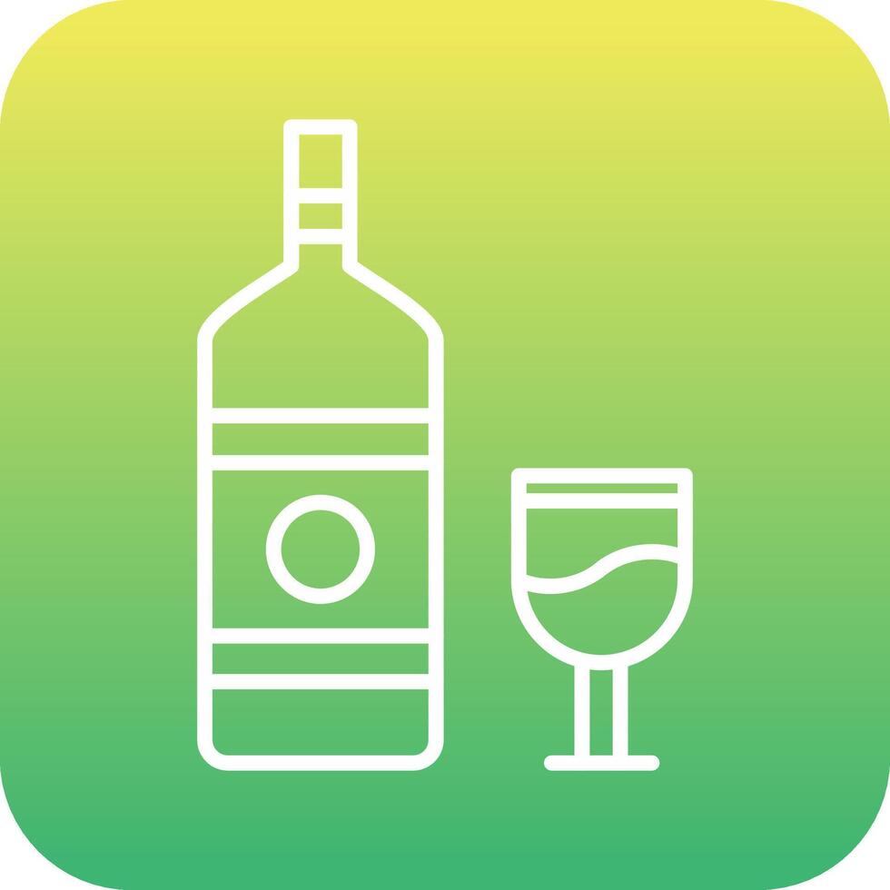 alcohólico bebida vector icono