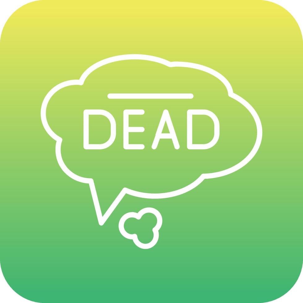 Dead Vector Icon