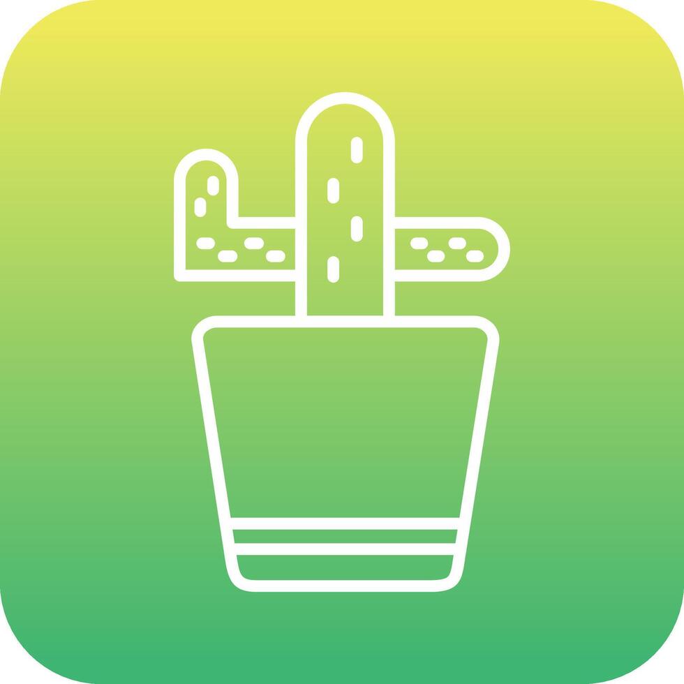 icono de vector de cactus