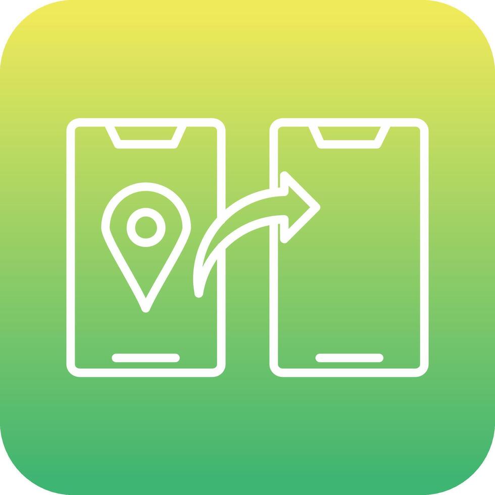 Share Location Vector Icon
