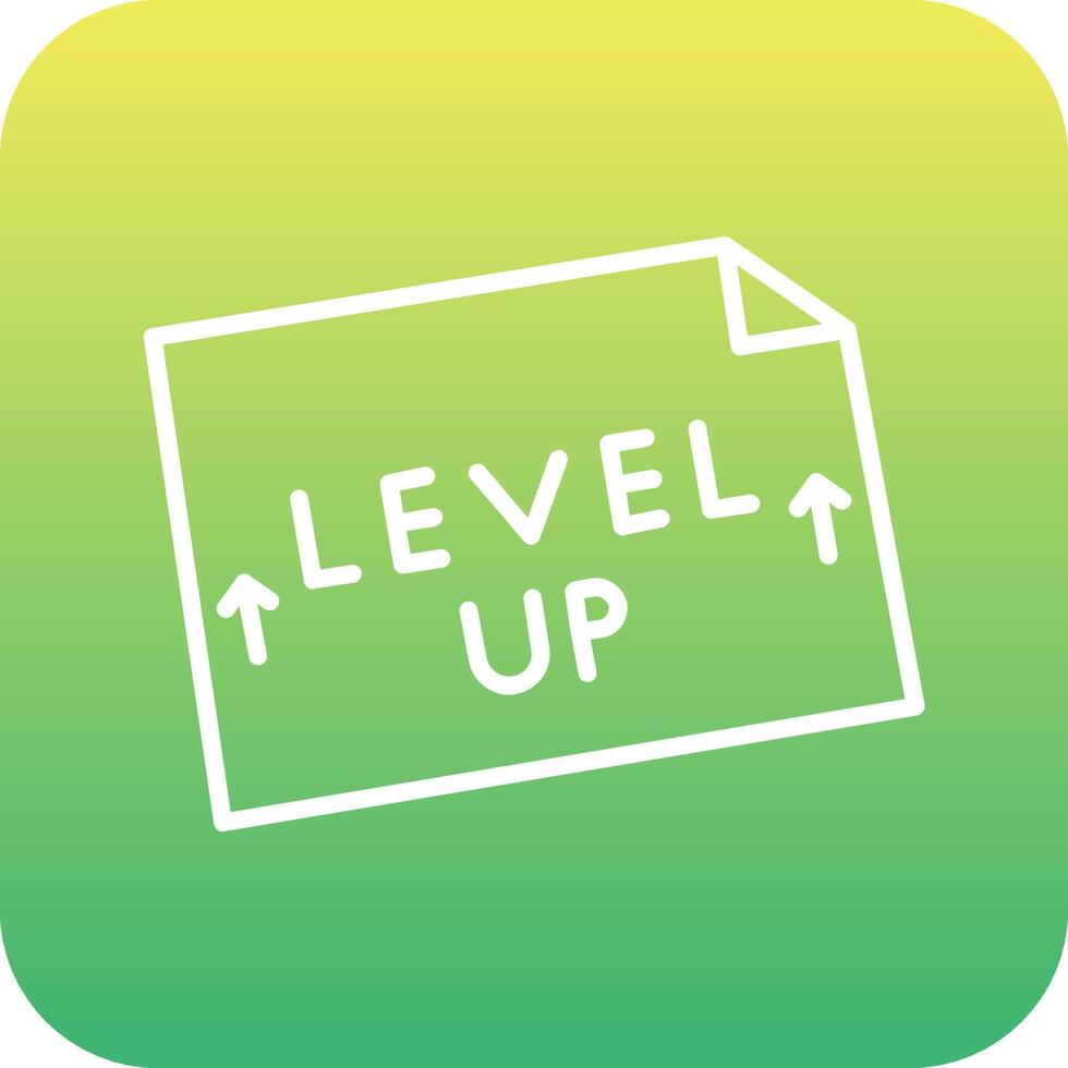 Level Up Vector Icon