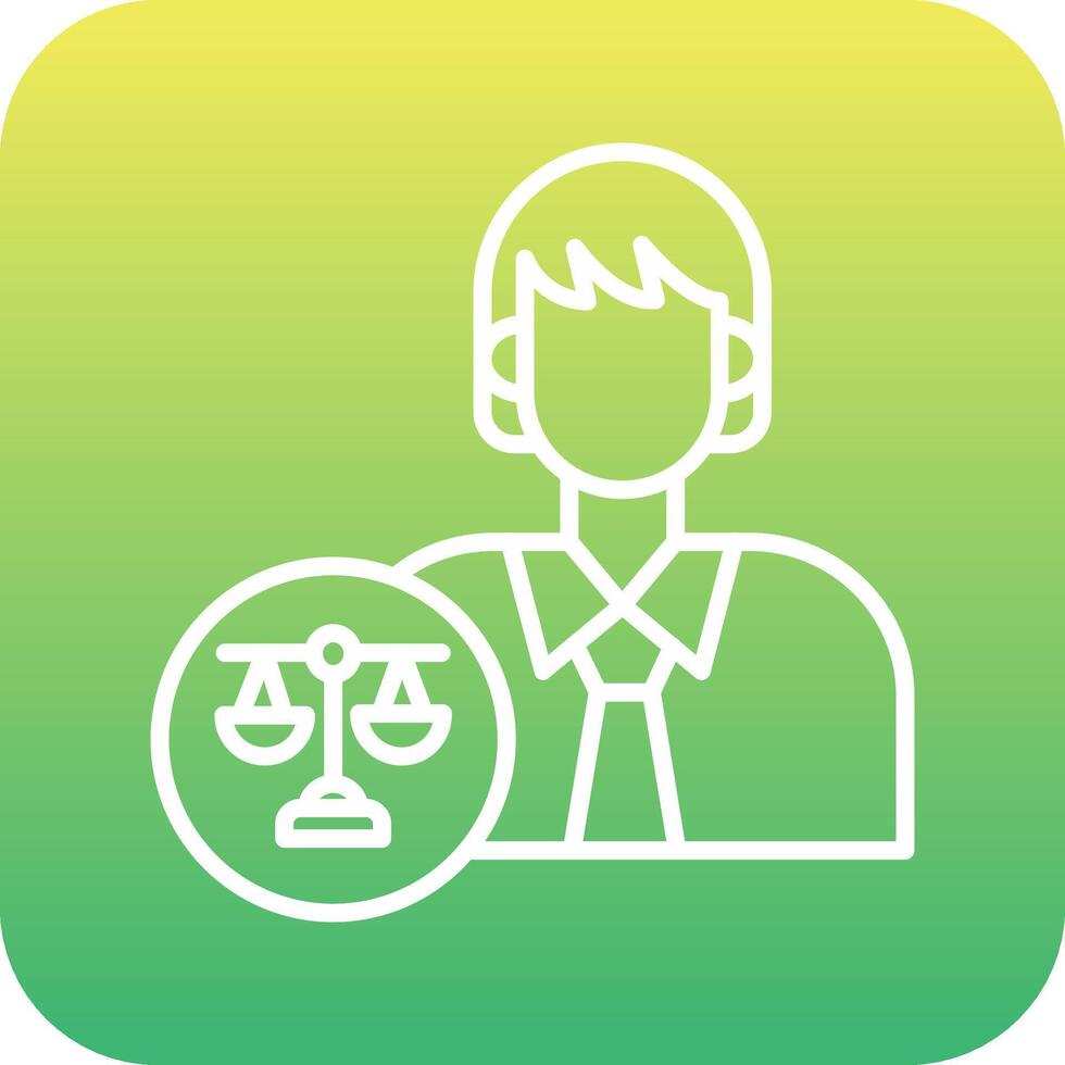 Lawyer Vector Icon