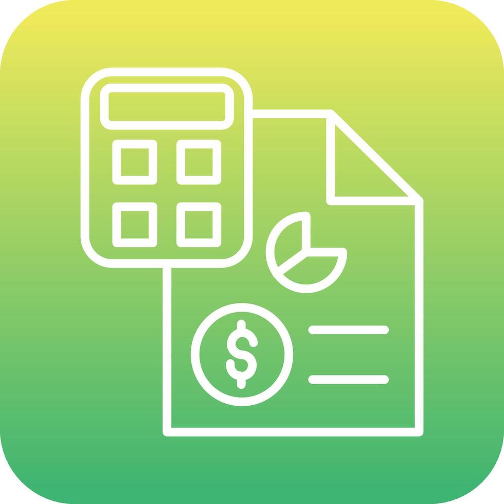 icono de vector de contabilidad