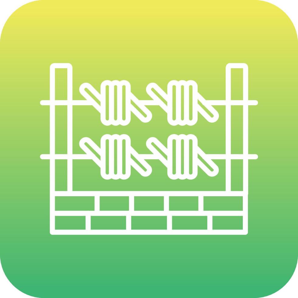 Barbed Wire Vector Icon