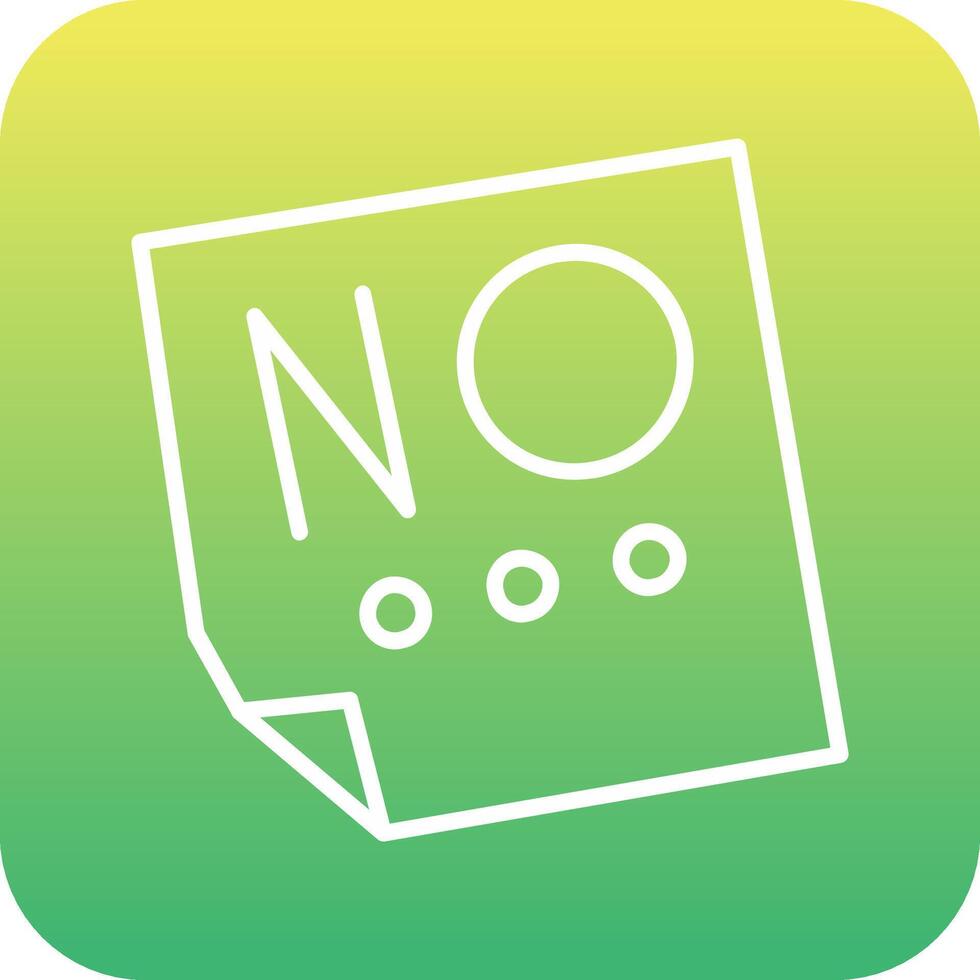 Say No Vector Icon