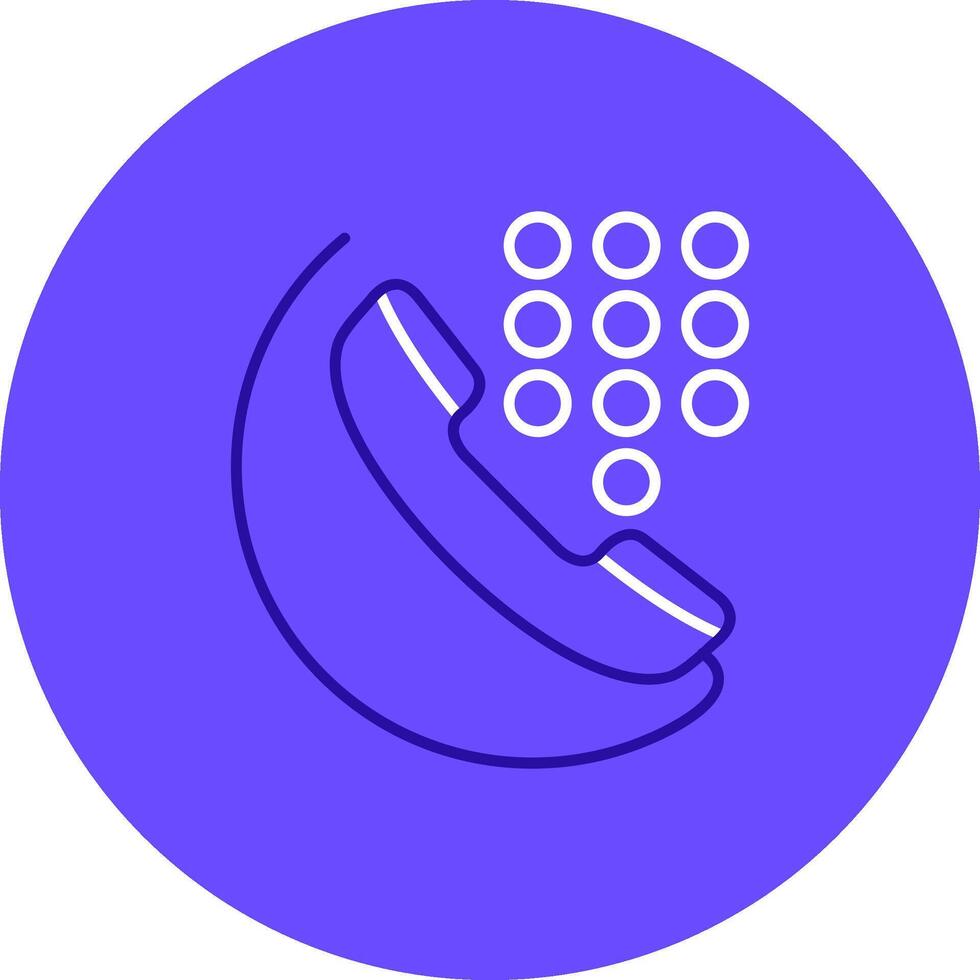 Dial Duo tune color circle Icon vector