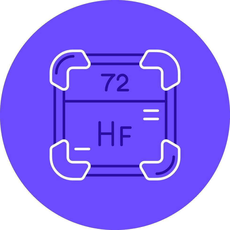 Hafnium Duo tune color circle Icon vector