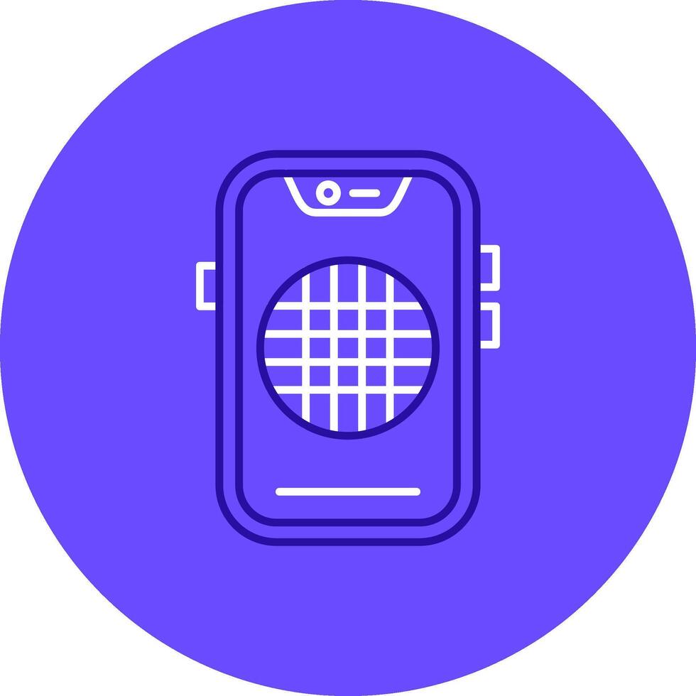 Grid Duo tune color circle Icon vector