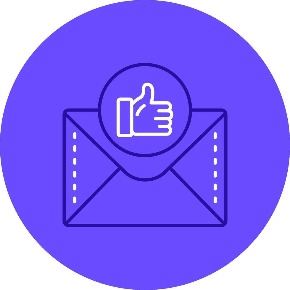 Like Duo tune color circle Icon vector