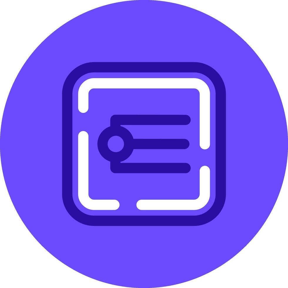 Endpoint Duo tune color circle Icon vector