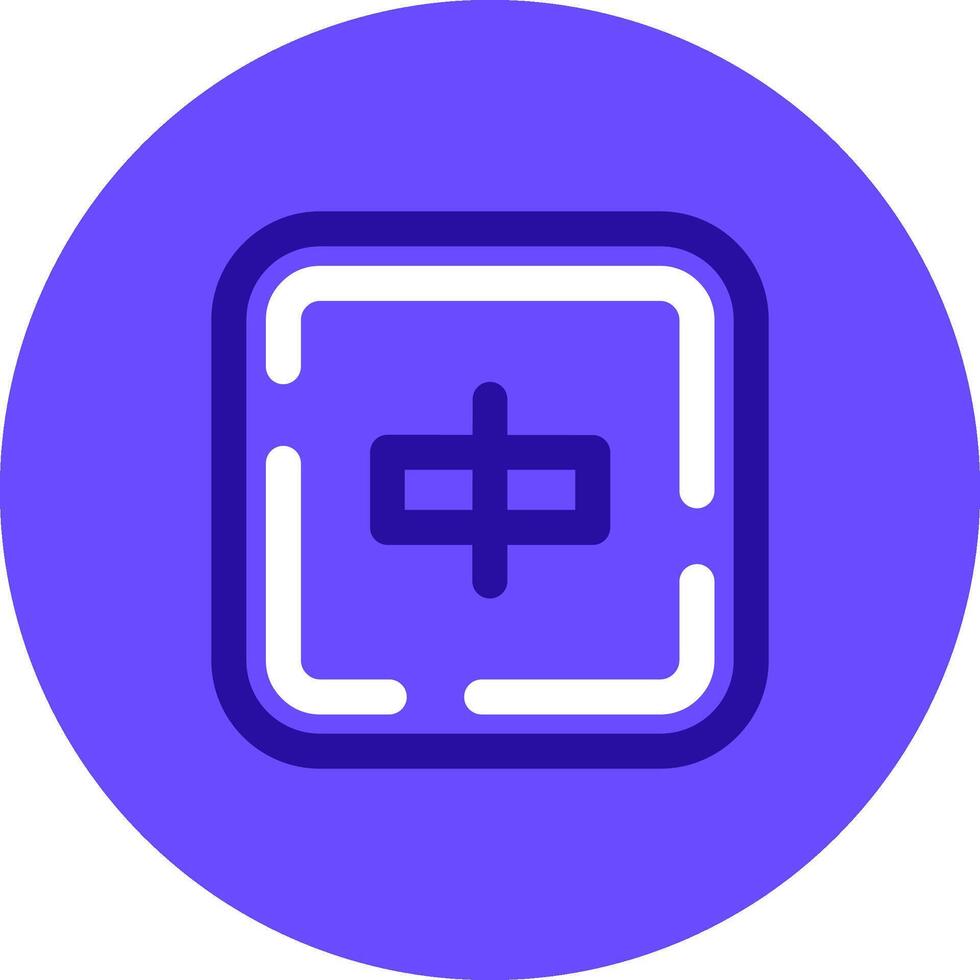 Align objects Duo tune color circle Icon vector