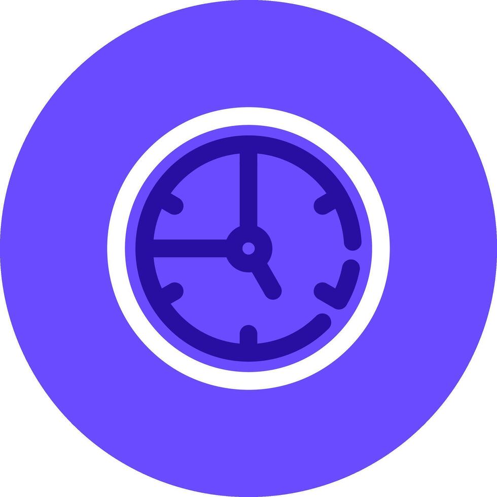 Time Duo tune color circle Icon vector