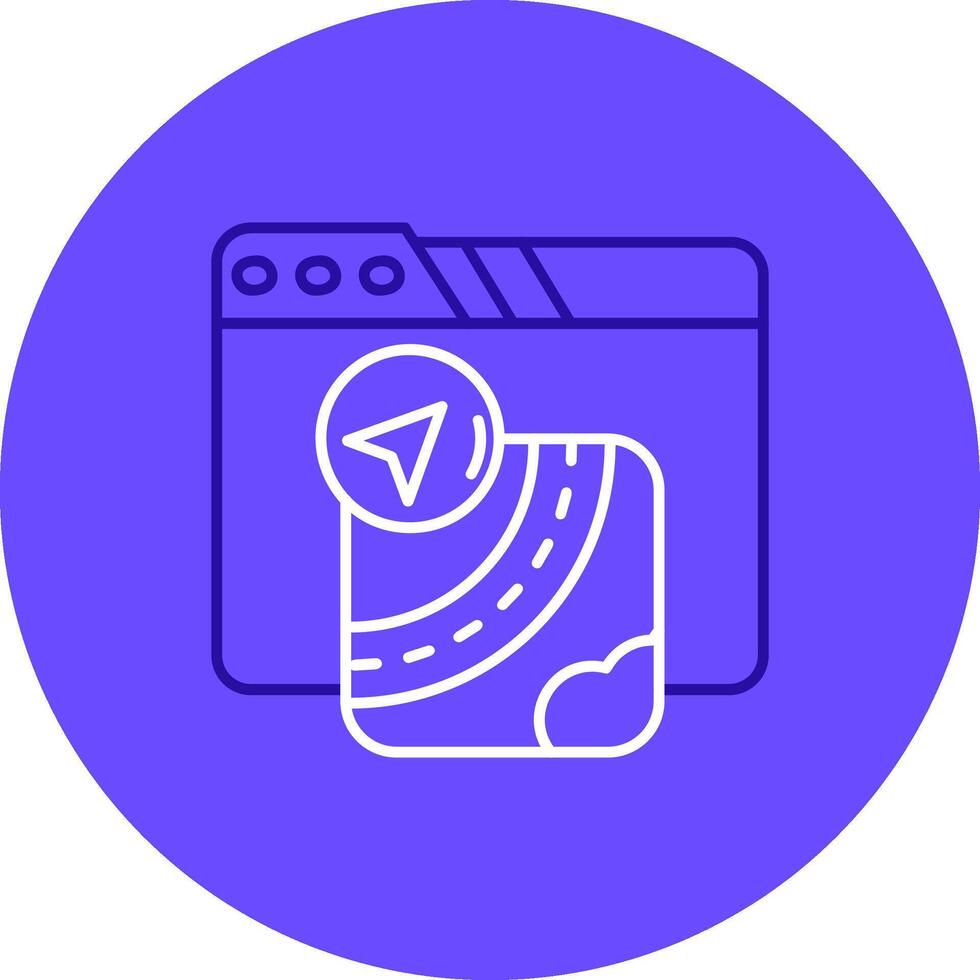 Gpu Duo tune color circle Icon vector