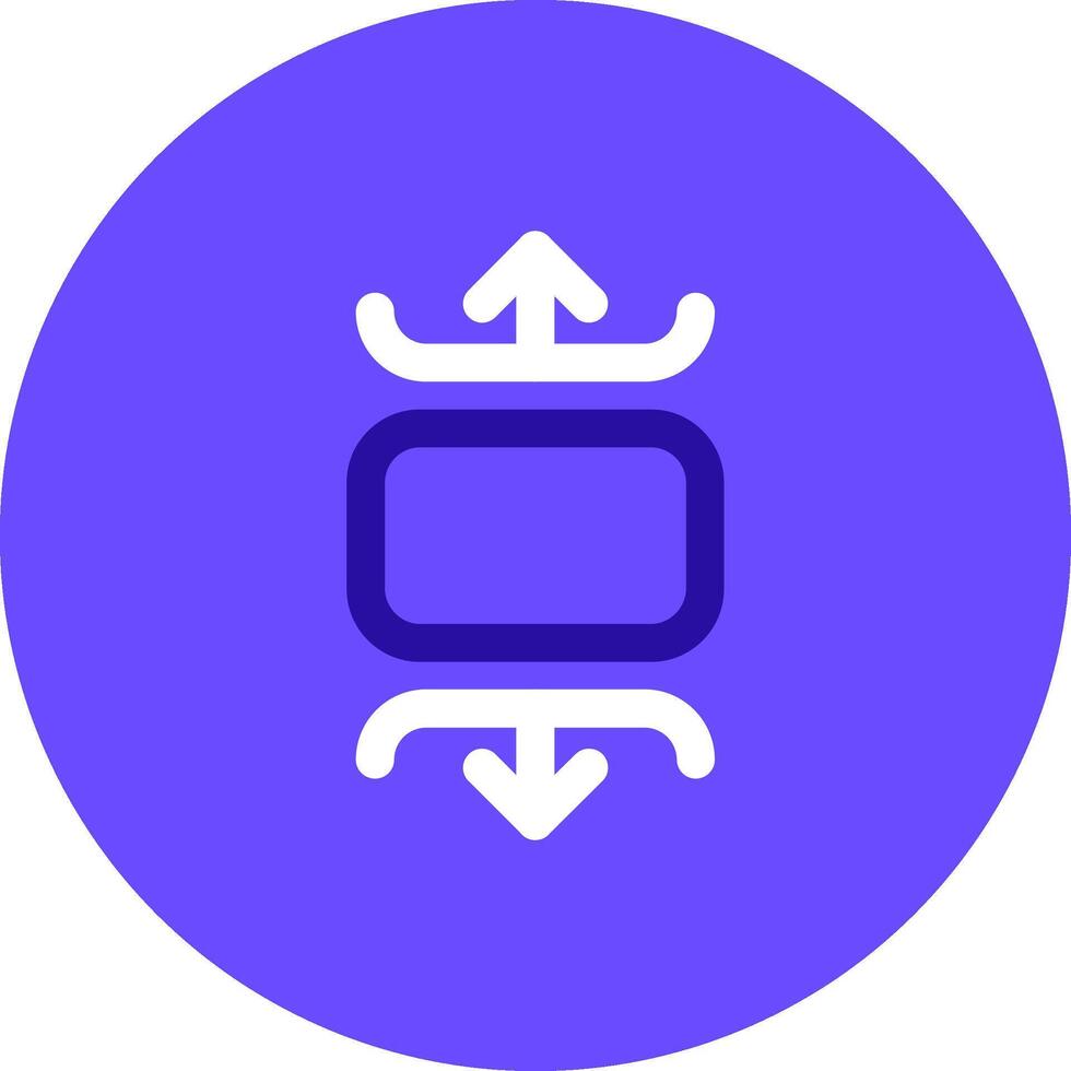 Carousel vertical Duo tune color circle Icon vector