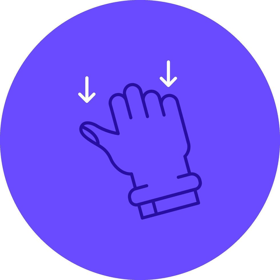 Drag Duo tune color circle Icon vector