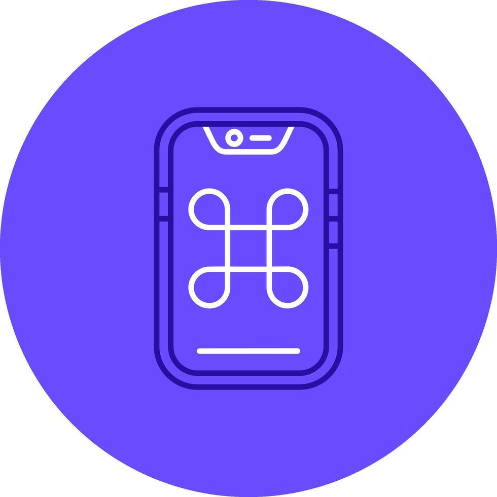 Command Duo tune color circle Icon vector