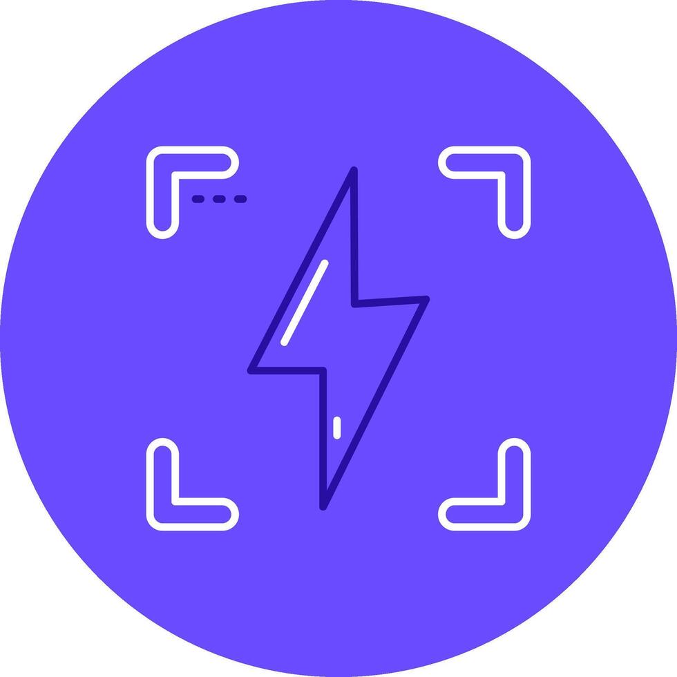 Flash Duo tune color circle Icon vector
