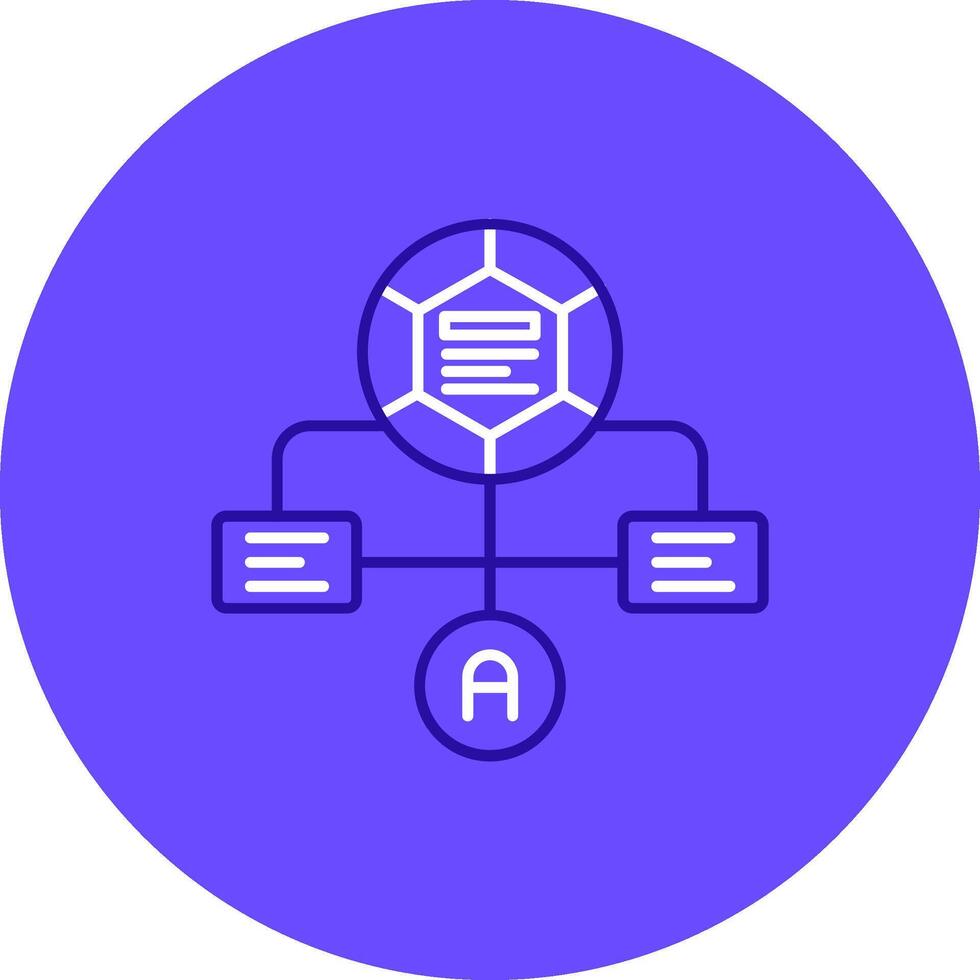 Workflow Duo tune color circle Icon vector