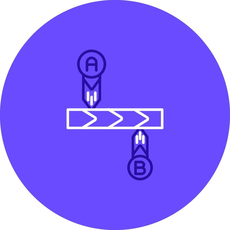 Timeline Duo tune color circle Icon vector