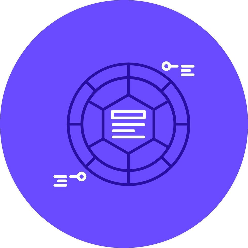 Infographic elements Duo tune color circle Icon vector