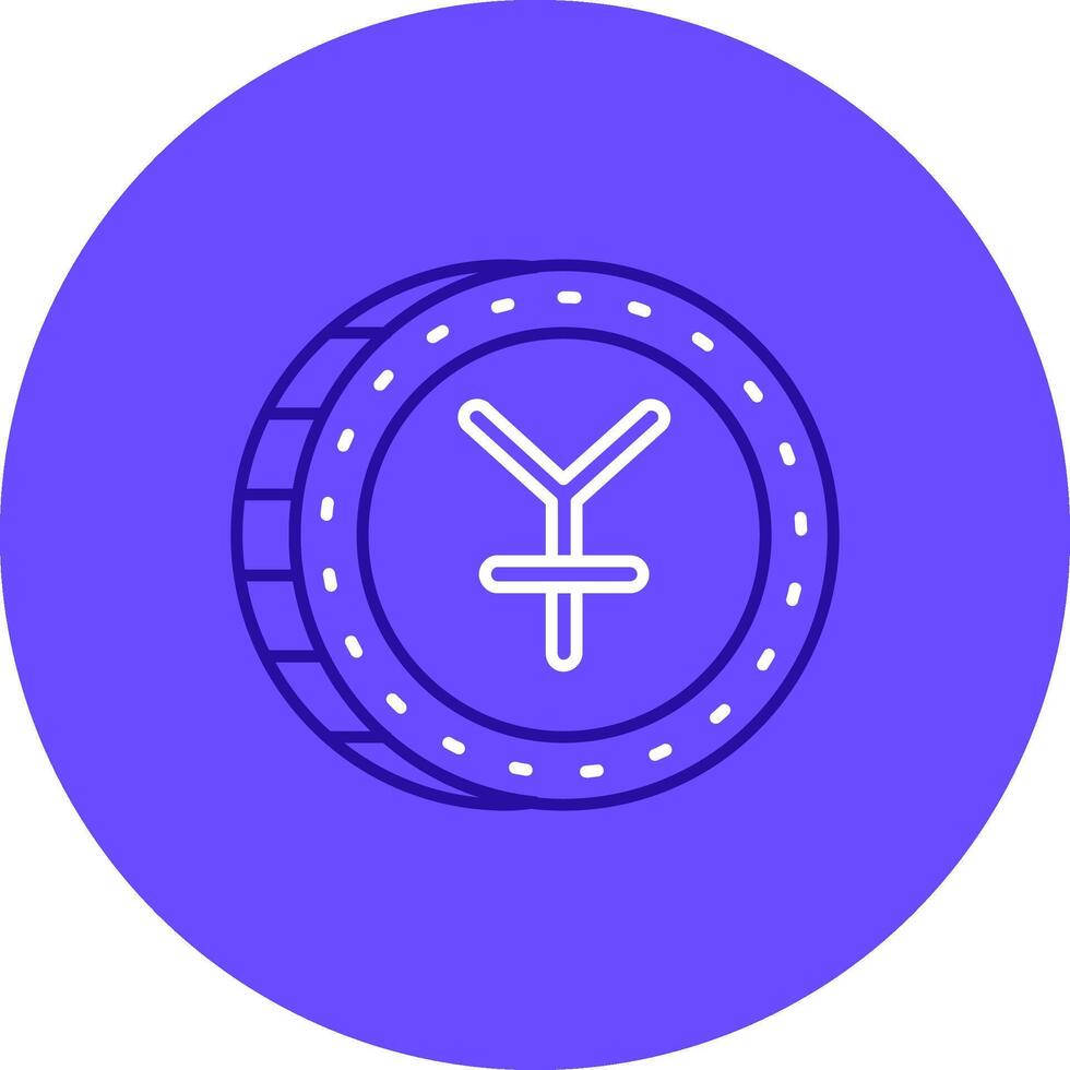 Yuan Duo tune color circle Icon vector